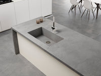 Titan Antracita Porcelain Slab kitchen
