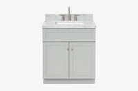 Ariel hamlet (31")rectangle sink vanity with (0.75"& 1.5") countertop.
