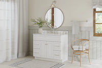 Ariel hamlet (43") single rectangle sink vanity with  (0.75"& 1.5") countertop.