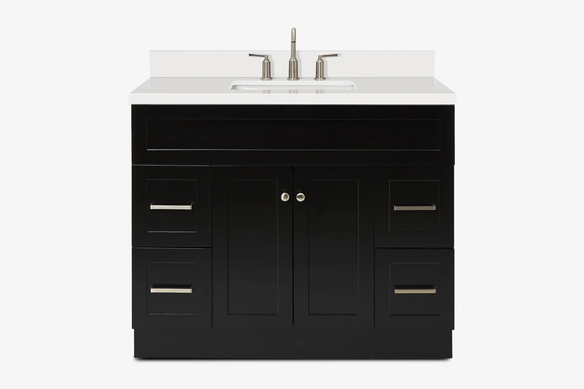 Ariel hamlet (43") single rectangle sink vanity with  (0.75"& 1.5") countertop.