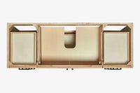 Ariel kelly 61 inch single rectangle sink bathroom vanity with marble countertop 1.5 inch edge