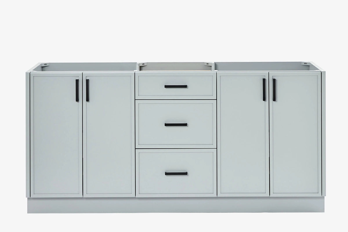 Ariel kelly 72 inch double sink base cabinet