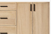 Ariel kelly 73 inch double rectangle sink bathroom vanity with countertop 1.5 inch edge