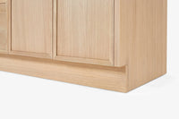 Ariel kelly 73 inch double rectangle sink bathroom vanity with countertop 1.5 inch edge