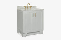 Ariel taylor (30"& 31") rectangle sink vanity with  marble countertop.