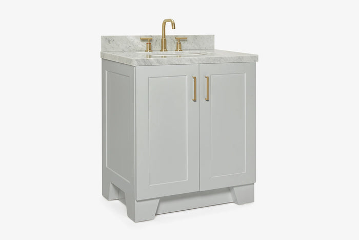 Ariel taylor (30"& 31") rectangle sink vanity with  marble countertop.
