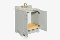 Ariel taylor (30"& 31") rectangle sink vanity with  marble countertop.