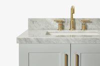 Ariel taylor (30"& 31") rectangle sink vanity with  marble countertop.