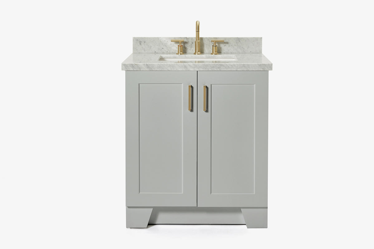 Ariel taylor (30"& 31") rectangle sink vanity with  marble countertop.