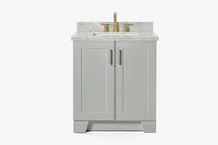 Ariel taylor (30"& 31") rectangle sink vanity with  marble countertop.