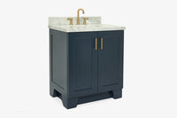 Ariel taylor (30"& 31") rectangle sink vanity with  marble countertop.