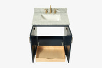 Ariel taylor (30"& 31") rectangle sink vanity with  marble countertop.