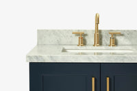 Ariel taylor (30"& 31") rectangle sink vanity with  marble countertop.