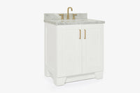 Ariel taylor (30"& 31") rectangle sink vanity with  marble countertop.