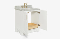 Ariel taylor (30"& 31") rectangle sink vanity with  marble countertop.