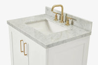 Ariel taylor (30"& 31") rectangle sink vanity with  marble countertop.