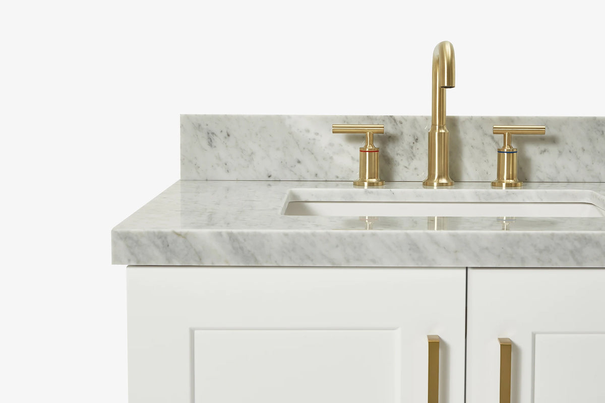 Ariel taylor (30"& 31") rectangle sink vanity with  marble countertop.