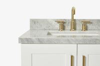 Ariel taylor (30"& 31") rectangle sink vanity with  marble countertop.