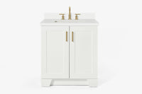Ariel taylor (30"& 31") rectangle sink vanity with  marble countertop.