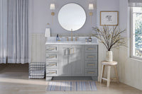Ariel hepburn 61-62 in. double rectangle sink vanity with 0.75-1.5 in. countertop