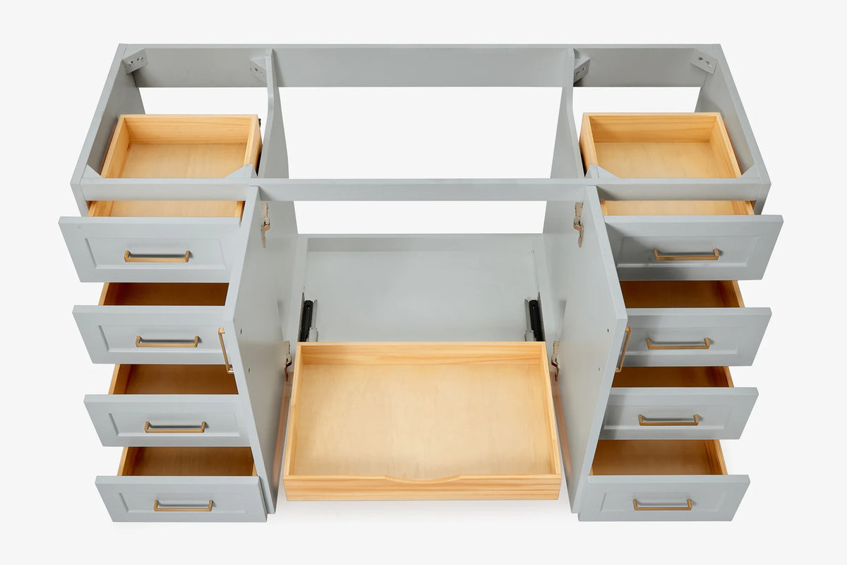 Ariel taylor (60") single sink base cabinet.