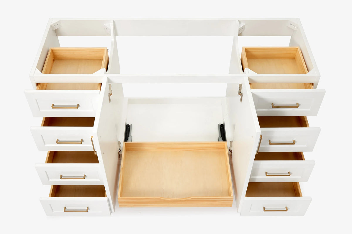 Ariel taylor (60") single sink base cabinet.