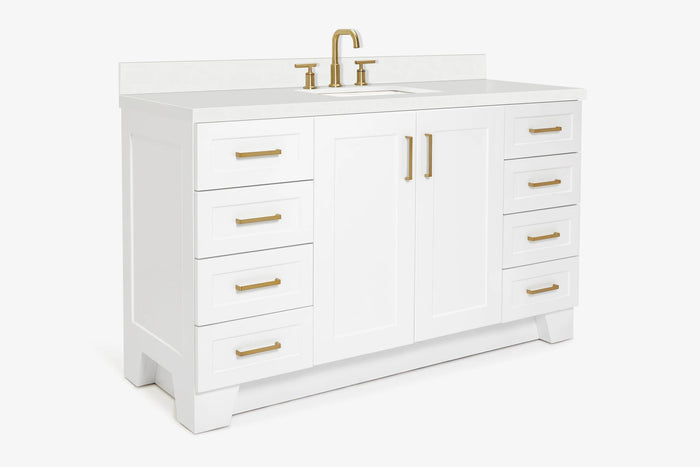 Ariel taylor (60"& 61") rectangle sink vanity with countertop.