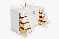Ariel taylor (60"& 61") rectangle sink vanity with countertop.