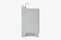 Ariel taylor (66"& 67") single rectangle sink vanity with  marble countertop (0.75"&1.5") edge.