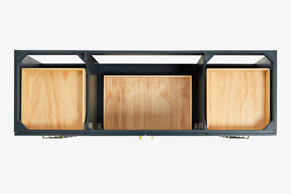 Ariel taylor (66"& 67") single rectangle sink vanity with  marble countertop (0.75"&1.5") edge.