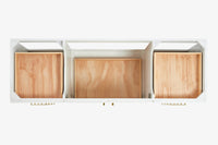 Ariel taylor (66"& 67") single rectangle sink vanity with  marble countertop (0.75"&1.5") edge.