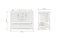 Ariel bayhill 42 in. single sink base cabinet