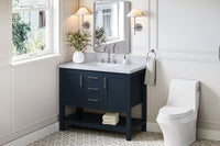 Ariel bayhill 42-43 in. rectangle sink vanity with (0.75 ,1.5)  countertop