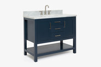 Ariel bayhill 42-43 in. rectangle sink vanity with (0.75 ,1.5)  countertop