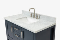 Ariel bayhill 42-43 in. rectangle sink vanity with (0.75 ,1.5)  countertop