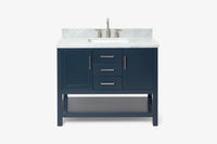 Ariel bayhill 42-43 in. rectangle sink vanity with (0.75 ,1.5)  countertop