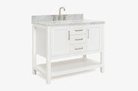 Ariel bayhill 42-43 in. rectangle sink vanity with (0.75 ,1.5)  countertop