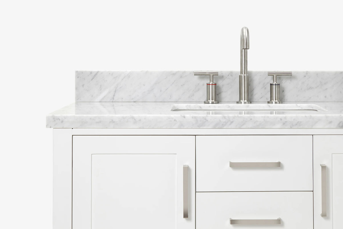 Ariel bayhill 42-43 in. rectangle sink vanity with (0.75 ,1.5)  countertop