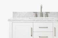 Ariel bayhill 42-43 in. rectangle sink vanity with (0.75 ,1.5)  countertop