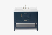 Ariel bayhill 42-43 in. rectangle sink vanity with (0.75 ,1.5)  countertop