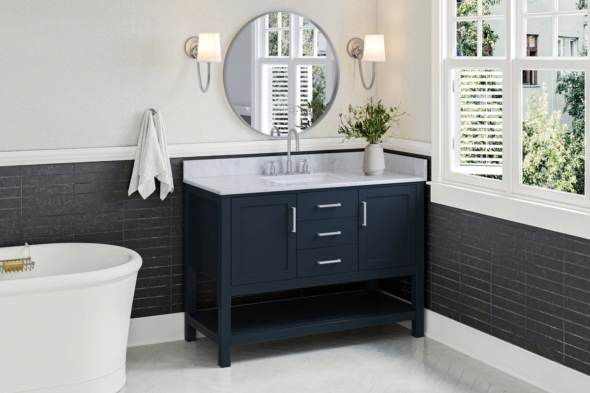 Ariel bayhill (48-49) in. rectangle sink vanity with 0.75 in. countertop