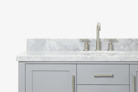 Ariel bayhill 48-49 in. oval sink vanity with (0.75,1.5) countertop