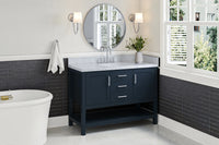 Ariel bayhill 48-49 in. oval sink vanity with (0.75,1.5) countertop