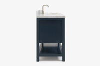 Ariel bayhill 48-49 in. oval sink vanity with (0.75,1.5) countertop