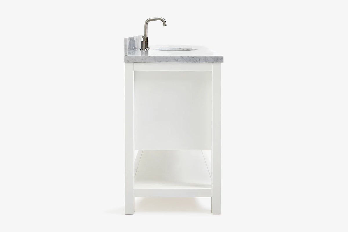 Ariel bayhill 48-49 in. oval sink vanity with (0.75,1.5) countertop