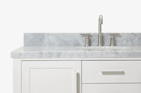 Ariel bayhill 48-49 in. oval sink vanity with (0.75,1.5) countertop
