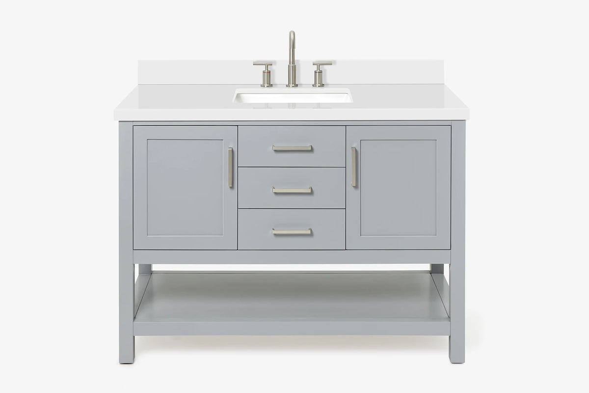 Ariel bayhill (48-49) in. rectangle sink vanity with 0.75 in. countertop