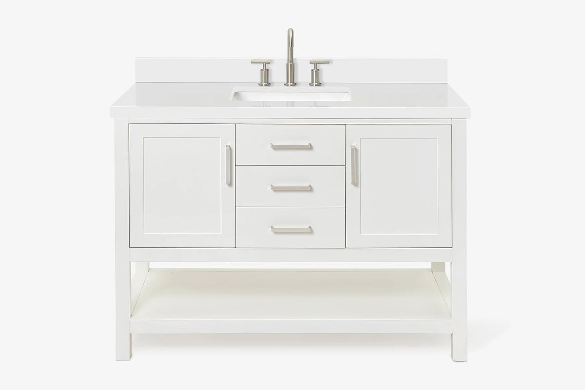 Ariel bayhill (48-49) in. rectangle sink vanity with 0.75 in. countertop