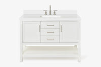 Ariel bayhill (48-49) in. rectangle sink vanity with 0.75 in. countertop