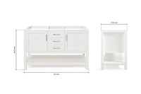 Ariel bayhill 54 in. single sink base cabinet
